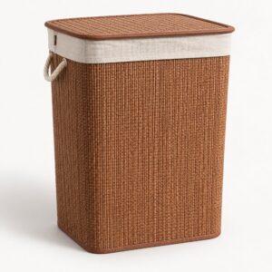 Bamboo storage bucket